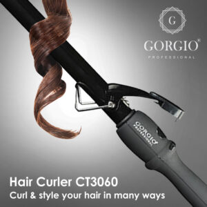 Gorgio Professional Hair Curling Tong CT 3060