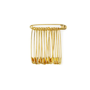 Gorgio Professional Multipurpose Copper Rose Gold Safety Pins ECO0138 (Colour & Shape May Vary)