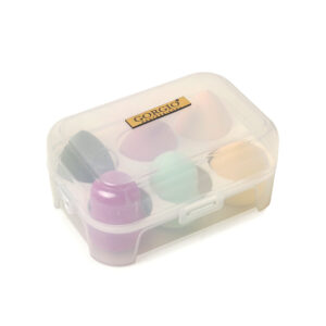 Gorgio Professional Beauty Applicator Case Makeup Sponge, Puff-GPBC503-Pack 6 (Color Shape May Vary)