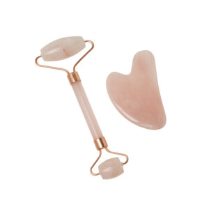 Gorgio Professional Jade Roller + Guasha Set (Colour /Shape May Vary)